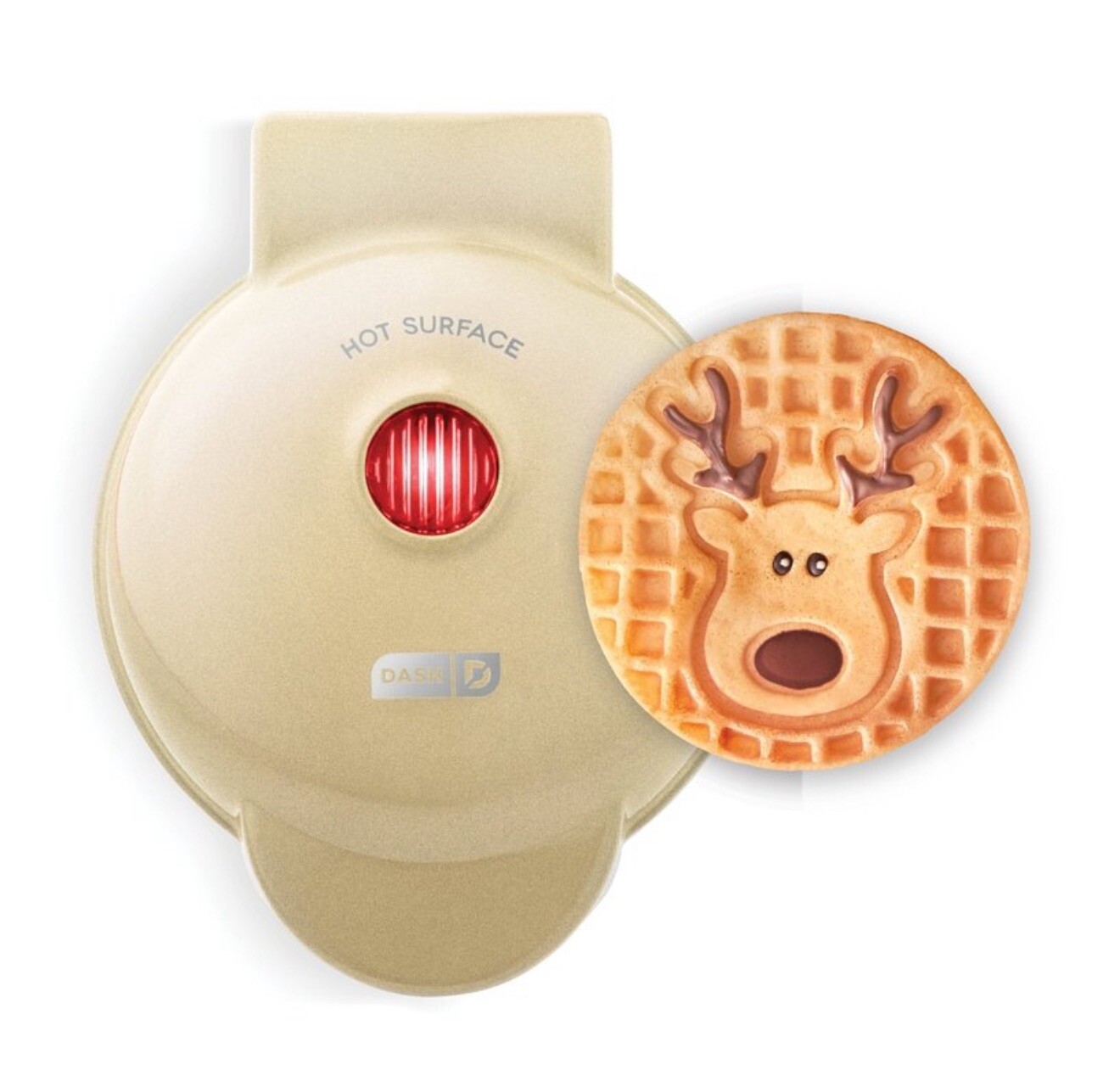 Festive Dash Mini Waffle Maker for Christmas Treats-image