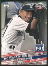 2019 Topps Opening Day 150 Years of Fun #YOF-21 Ichiro Seattle Mariners 66