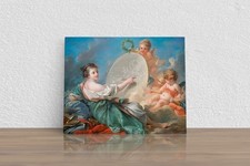 Francois Boucher "Allegory of Painting" Canvas Print Wall Art Home Decor
