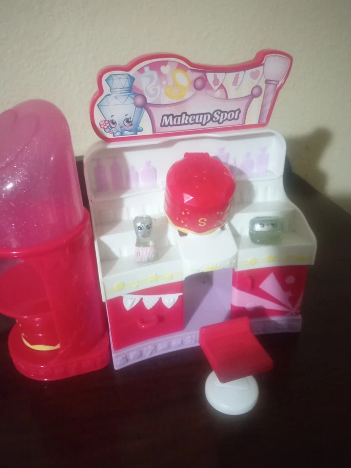 Coleção de guarda-roupa Shopkins Make-up Spot+Style Me ótimo estado - Imagem 3 de 4