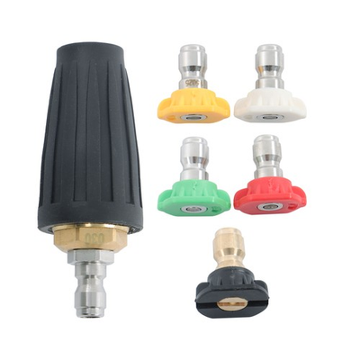 #ad 1 4 inch 3600 PSI Rotating High Pressure Turbine Nozzle Set with 5 Spray Nozzles $13.81