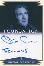 VHTF Foundation S1&2 Inscription Autograph Oliver Chris as Director Sermak BBB