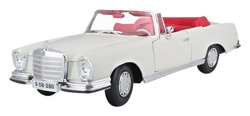 MERCEDES-BENZ 280 SE 1966 cabriolet gris métal 1/18 MAISTO BAUER 6080053800 voit | eBay