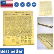 Framed or Unframed - Genuine Declaration of Independence on Antiqued Parchment
