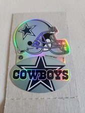 Dallas Cowboys Vintage 2000 NFL Holographic Sticker Team Helmet Rare