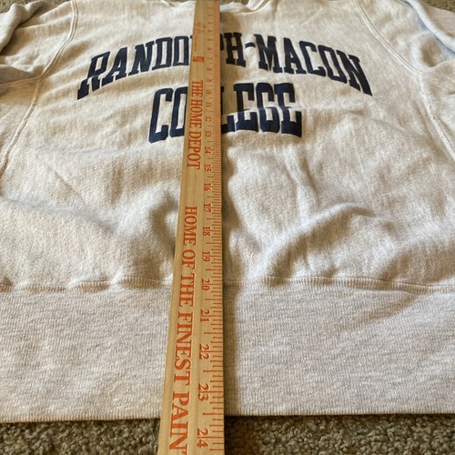 Vintage 80/90s Champion Randolph-Macon College Reverse Weave USA Crewneck Large - Picture 5 of 6