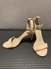 Tory Burch Ellie Stiletto Pink Suede Leather Sandals Heels Sz 7M — photo 5