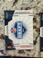 2011 PRESTIGE NFL FOOTBALL ROOKIE DRAFT CARD CLEMSON TIGERS DA'QUAN BOWERS #9