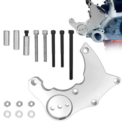 R4 AC Compressor Bracket, LS High Mount A/C Bracket Fit for LS1 LS2 LS3 LS6 T...