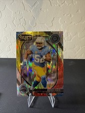 2024 Panini Select  Khalil Mack #277 Red & Yellow Shock Prizm