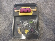 Mini Bakeware set baking sheet mini cookie cutters mini rolling pin Halloween