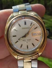 Vintage 1972 Seiko Bell-Matic Stainless Steel Auto Alarm Mens Watch 4006 7004