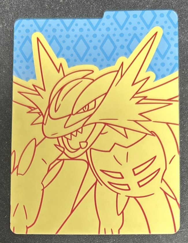 2023 Pokémon Nintendo Creatures Blue/Yellow Thick Game Freak Card #NNO VG O/C