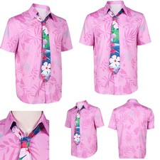 Zoo 2 Nick Wilde Cosplay Costume Shirts Tie Tops T-shirts Halloween Fancy Dress