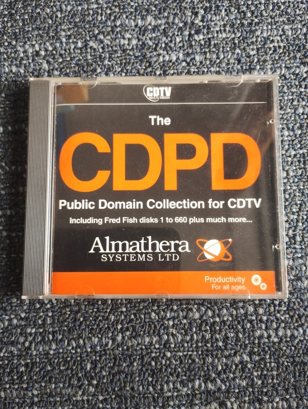 Commodore Amiga/CDTV  CDPD Fred Fish Disks 1-660