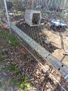 Two Side Dog Fence Ladder Dog House