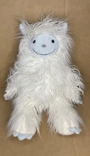 Mon Ami Yowie the Yeti Plush 15” Sold Out Retired Stuffed Toy White Furry