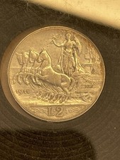K&Ouml;NIGREICH ITALIEN 2 LIRE QUADRIGA 1911 SEHR SELTEN  BB+(very Fine)