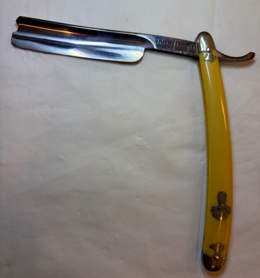 Vintage I. Rosenbaum Straight Razor Victor Emanuel Solingen Germany w/ Box