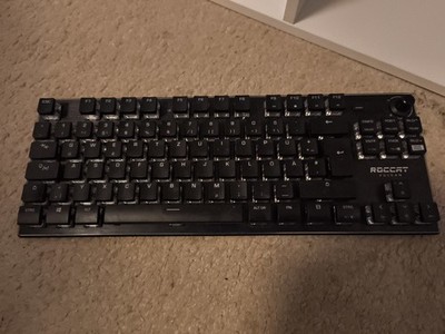Roccat Vulcan Tastatur, Schwarz Perfekter Zustand TKL Quertz