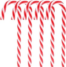 32pcs Christmas Plastic Candy Cane Ornaments Tree Hanging