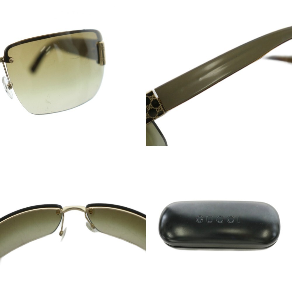 GUCCI Sunglasses Square 61 15 125 Brown GG17981S AN17 OH Mens Ladies thumbnail 8