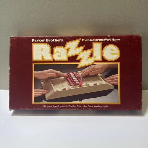 VINTAGE! 1981 Razzle The Race for the Word Board Game Parker Brothers - SEALED!!