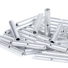 UL Listed Non Insulated Butt Connectors 26-24 AWG, 100 Pcs Electrical Seamless C