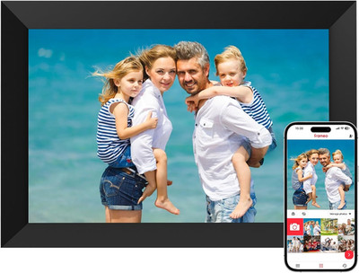 Frameo 10.1 Inch Wifi Digital Picture Frame, Digital Photo Frame with 1280X800 H