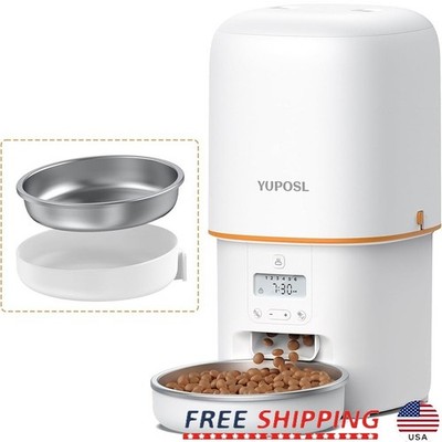 Automatic Pet Feeder Timed Feeding Portion Control Cat Dog Food Dispenser New