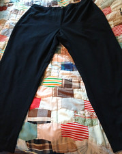 Woman's Black Slacks Audra Liz Claiborne Lizsport Size 16 Poly-Viscose