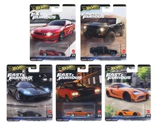 Hot Wheels 2025 Fast & Furious Set of 5 Cars 979L 1:64