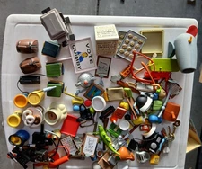 Large Lot ~ Simpsons Playmates Accessories ~ What You See Is What You Get.....