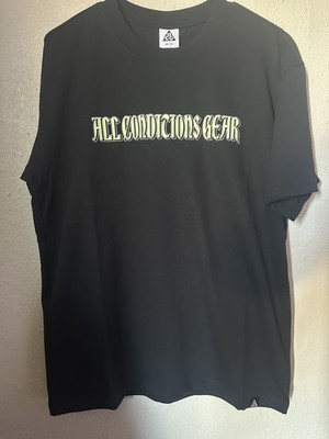 NWT Nike ACG Dri-Fit Iguana T-Shirt HJ0884-010 Black Men's Size