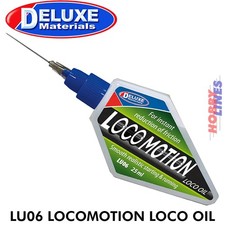 Locomotive Oil 25ml LU06 LOCOMOTION Model Railways loco lube Deluxe Materials