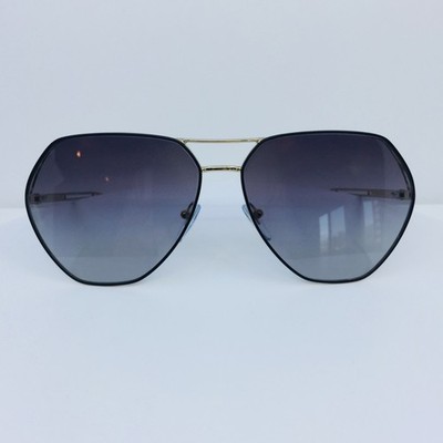 New Bulgari 6098 Sunglasses BVL 6098 C. 2018/8G Black & Gold 61-14-140mm Italy