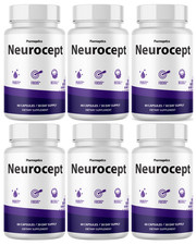 Neurocept- Advanced Formula Overall Brain Health Support Supplement- 6 Bottles