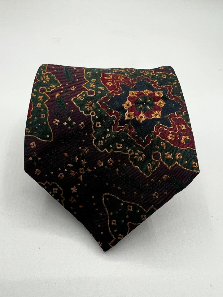 Corbata Karl Lagerfeld Hombre 100% Seda Italia Geométrica Multicolor W:3.5" L:56" Foto 2 de 4