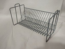 CD-Ständer, CD-Regal, f. 20 CD's, Metall,Grau, BxHxT: 30 x 16x 14,5 cm,