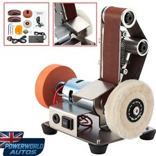 NEW Mini Electric Belt Sander Grinder DIY Polishing Machine Sanding Tool Kit UK
