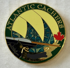 Atlantic Cachers Team Madhatter Geocache Coin Activated - Adoptable