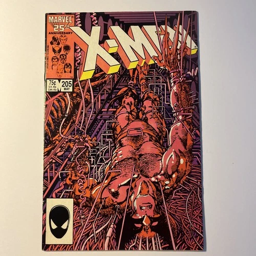 X-Men #205 Direct 1986 Marvel 1st appearance of Lady Deathstrike w/ Claws