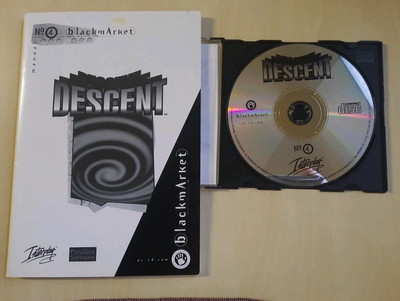 DESCENT 1 PC CD-ROM blackmArket Interplay 1996 Zustand Sehr Gut   