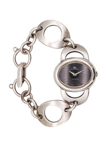 Montre-bracelet Vintage Reseda Argent, 17 Rubis, Largeur 10mm - Élégance Intemporelle