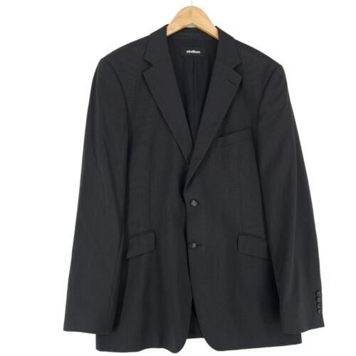Strellson Blazer Jacket Virgin Wool Striped Grey Size EU 50 UK/US 40 - Afbeelding 1 van 10