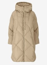 Bnwt Max Mara Weekend Beige Quilted Oversized Milord Coccon Puffer Coat Size 10