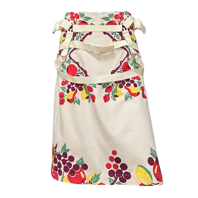レア JUNYA WATANABE Skirt 12FW XS size JUNYA WATANABE Supring Summer 2003 Fruits Print Parachute Midi