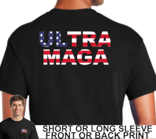 Donald Trump American President 2024 Election Ultra MAGA Mens T Shirt - Picture 1 of 11