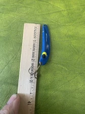 Vintage Jig-A-Whopper 1/4 Oz. Rattle Rocker Minnow Jig Spoon Rare Blue Color