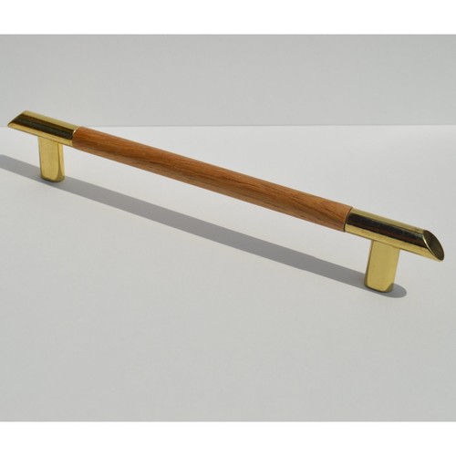 Holzgriffe GOld-Eiche Küchenschrank Möbelgriffe Küchengriffe BA 160 mm - Picture 6 of 6